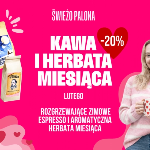 Kawa i herbata lutego 2026 - Zimowe Espresso i Zakochany Jegomość