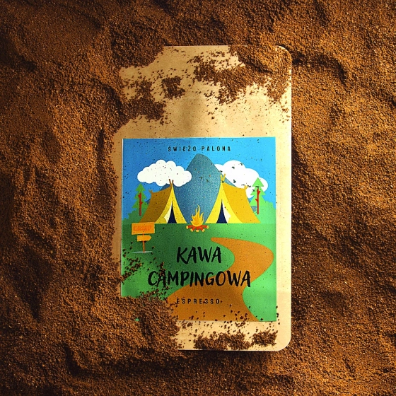 Kawa Campingowa Waga 250G Mielenie Kawiarka (Moka)