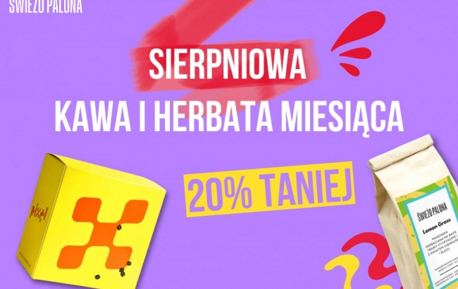 Kawa i Herbata Sierpnia! - PIXEL Colombia Grano de Oro Diente de Leon Honey i Lemon Grass 20% taniej!