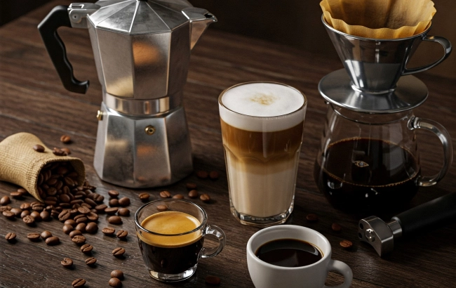 Różne rodzaje kawy: podstawowe gatunki ziaren i metody parzenia