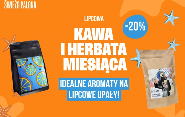 Kawa i herbata lipca: PIXEL Fruity Espresso i Cascara 20% taniej!