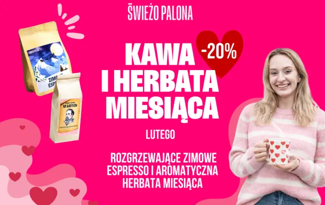 Kawa i herbata lutego 2026 - Zimowe Espresso i Zakochany Jegomość