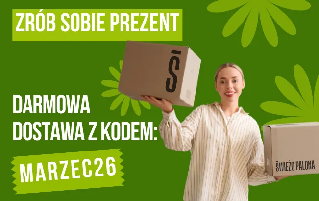 Darmowa dostawa z okazji dnia kobiet i dnia mężczyzn z kodem marzec26!