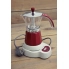 GAT Vintage elektryczna pojemność 6 espresso kolor czerwony