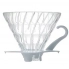 Hario V60 Glass Coffee Dripper kolor biały rozmiar V02