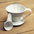 CAFEC Dripper ceramiczny Arita Flower pojemność 1 filiżanka kolor biały