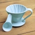 CAFEC Dripper ceramiczny Arita Flower pojemność 4 filiżanki kolor niebieski
