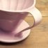 CAFEC Dripper ceramiczny Arita Flower pojemność 4 filiżanki kolor różowy materiał ceramika