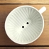 CAFEC Dripper ceramiczny trapezowy Arita 102 pojemność 3-5 filiżanek kolor biały