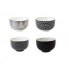 Bredemeijer Pucheng czarki ceramiczne 4 sztuki kolor czarno-białe