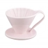 CAFEC Dripper ceramiczny Arita Flower pojemność 4 filiżanki kolor różowy