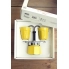 Zestaw Bialetti Mini Express Color + filiżanki Bicchierini kolor żółty