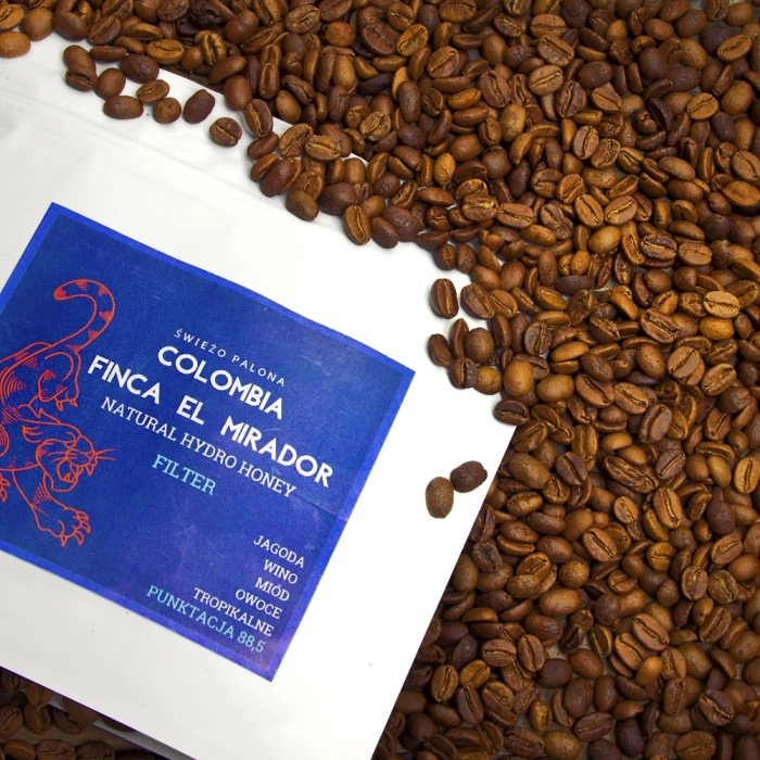 Colombia Finca El Mirador Bourbon Natural Hydro Honey Waga 1000G