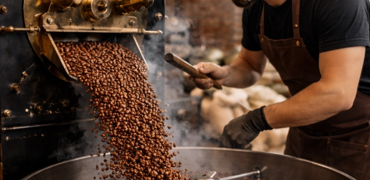 Kawa: Utrata wagi ziaren kawy w procesie palenia?