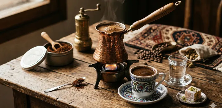 Jak parzyć kawę po turecku? Tradycja, akcesoria i najlepsze ziarna