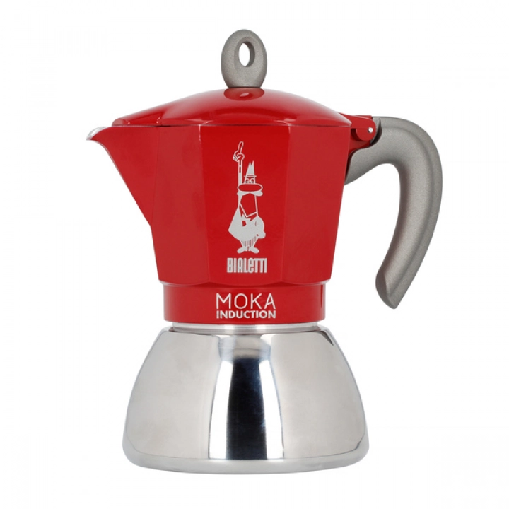 Bialetti New Moka Induction Red pojemność 6 espresso