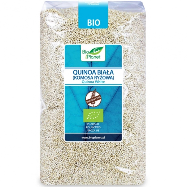 Bio Planet Quinoa biała komosa ryżowa bezglutenowa BIO 1kg NV