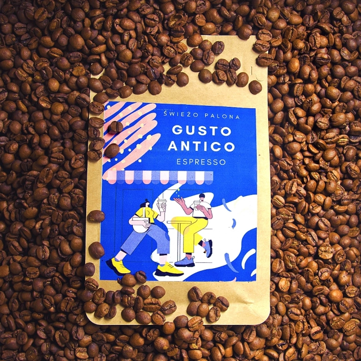 Brazil Gusto Antico waga 250 zmielona do kolbowy domowy