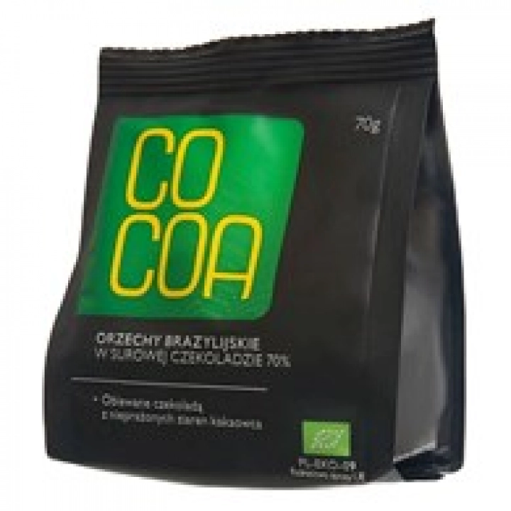 COCOA Orzechy brazylijskie w czekoladzie BIO 70g