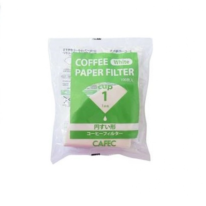 CAFEC Filtry papierowe stożkowe Standard pojemność 1 filiżanka