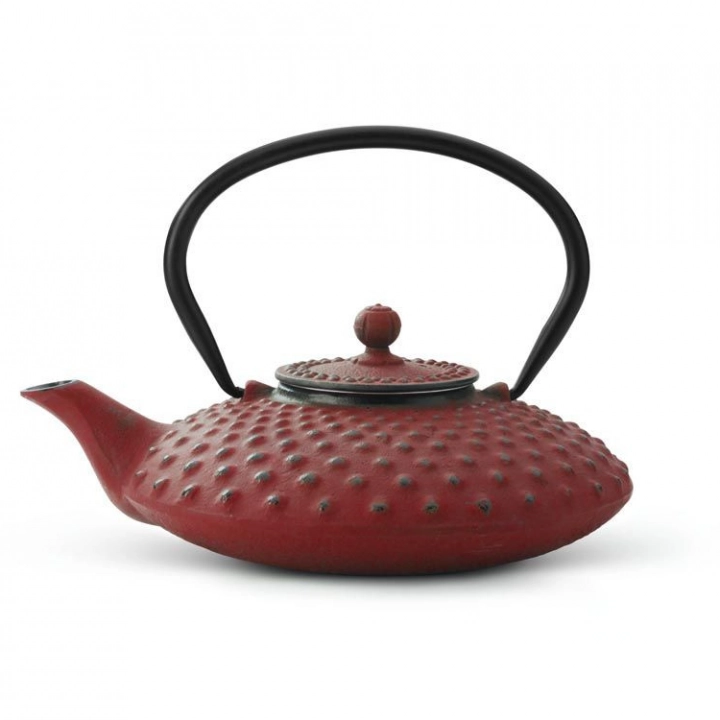 Bredemeijer Xilin żeliwny zaparzacz do herbaty czerwony 0,8l pojemność 0,8l