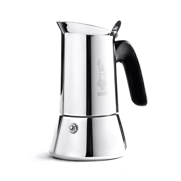 Bialetti New Venus kawiarka stalowa na indukcję pojemność 4 tz / 170 ml kolor srebrna