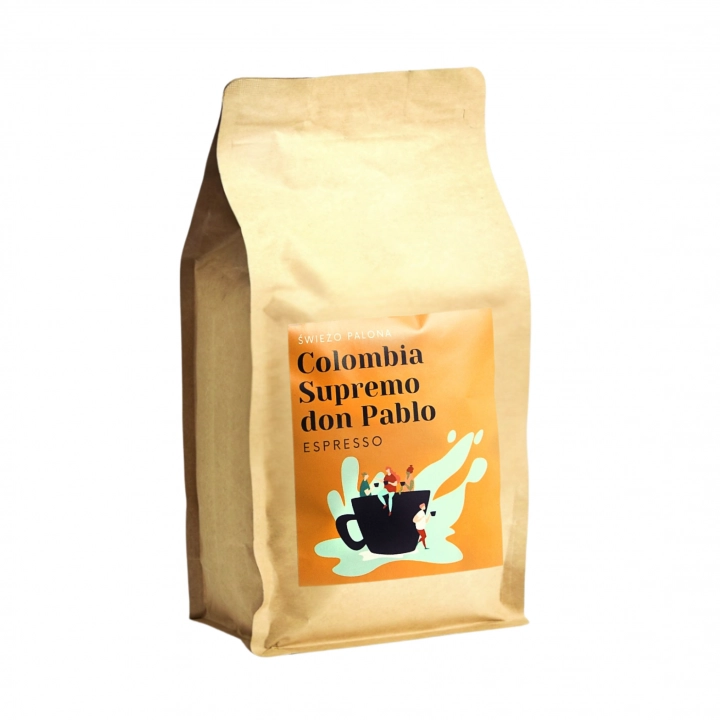 Colombia Supremo Don Pablo Washed kawa ziarnista waga 500g