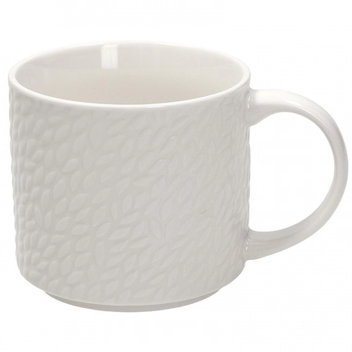 Tognana Fontebasso Relief Storm kubek porcelanowy pojemność 450 ml
