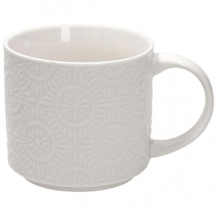 Tognana Fontebasso Relief Maiolica kubek porcelanowy pojemność 450 ml