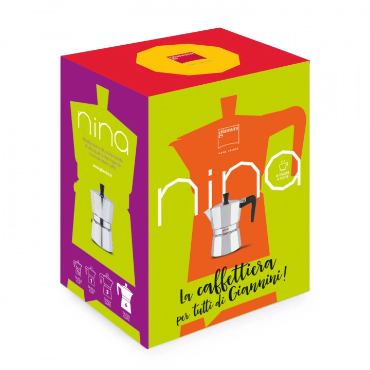 Nina Induction Coffee Maker 6 Cups Giannini