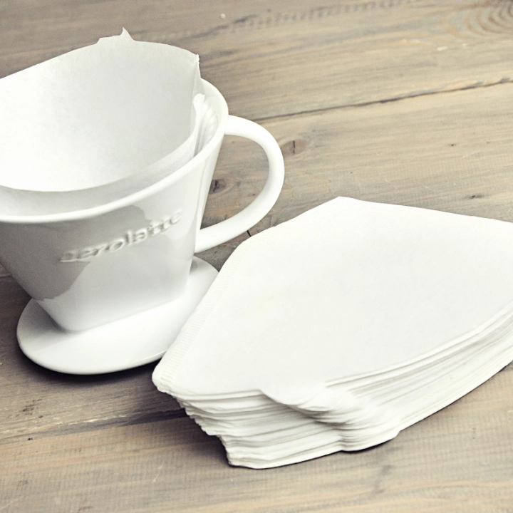 Zestaw Aerolatte do kawy przelewowej dripper i filtry rozmiar 1-4 filiżanki