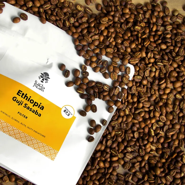 Ethiopia Guji Sasaba Gr.1 Washed waga 250 zmielona do french press/Aeropress - zdjęcie 1