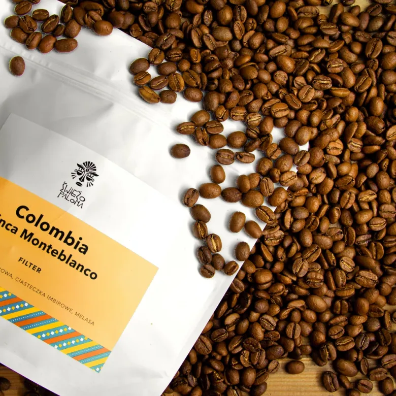 Colombia Finca Monteblanco Citric Washed waga 200 zmielona do french press/Aeropress