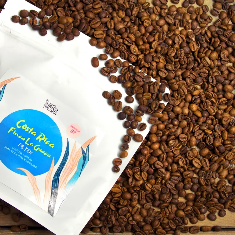 Costa Rica La Guaca waga 250 zmielona do przelew/drip/chemex