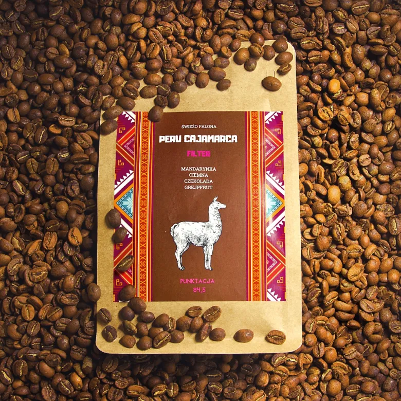 Peru Cajamarca Grade 1 Washed waga 250 zmielona do przelewowy/drip/chemex