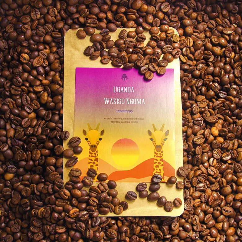 Uganda Wakiso Ngoma waga 250 zmielona do kawiarka (moka)