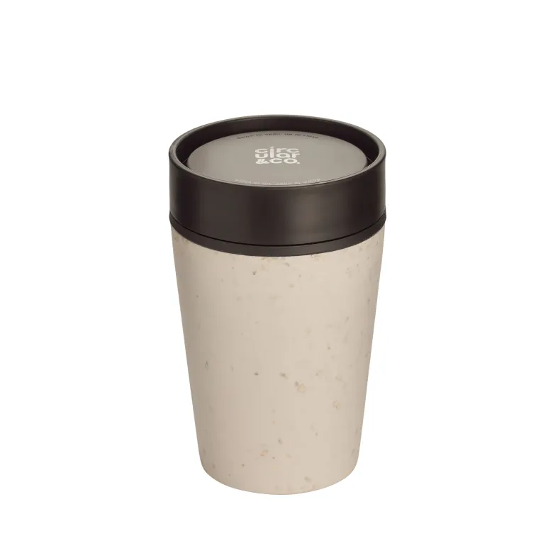 Kubek Circular Cup pojemność 227ml kolor kremowo - czarny - zdjęcie 1