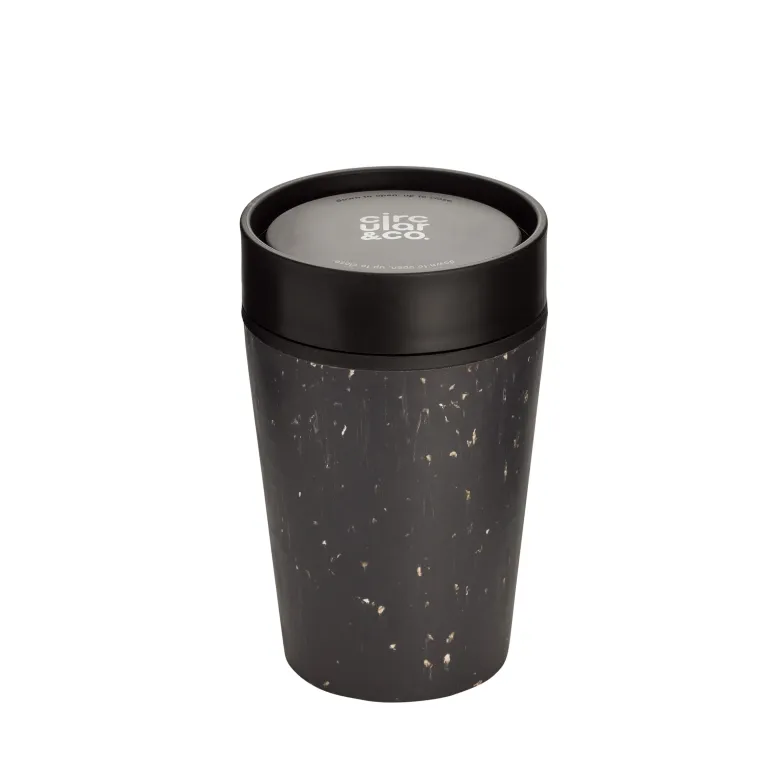 Kubek Circular Cup 227 ml czarno - czarny - zdjęcie 1