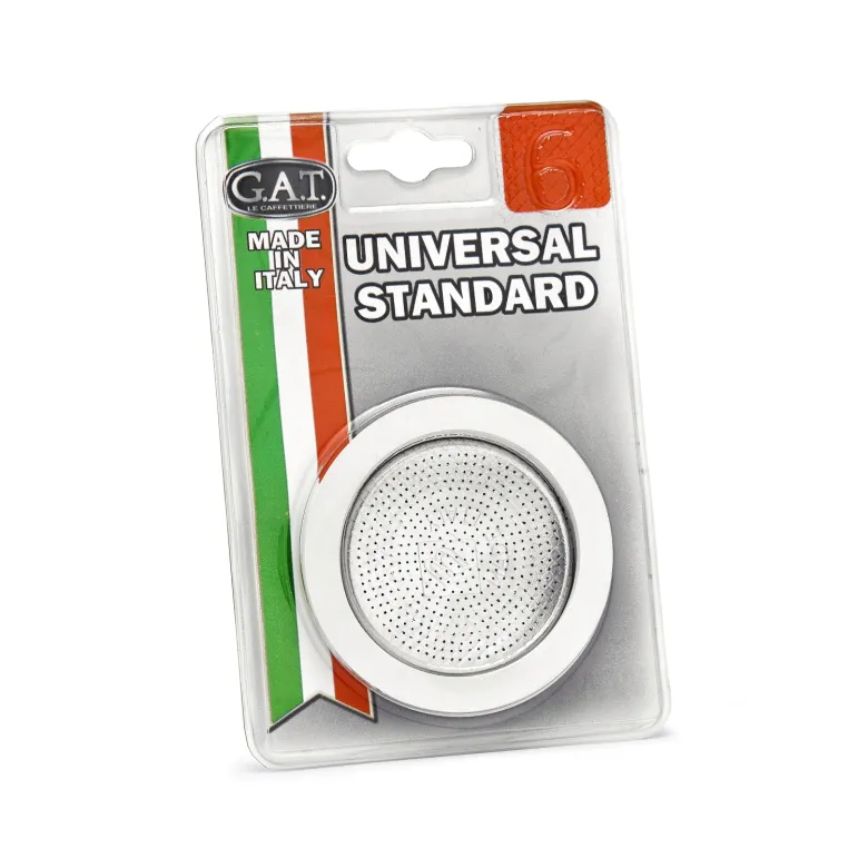 Uszczelki gumowe i sitko do kawiarek GAT rozmiar 6 tz - zdjęcie 1