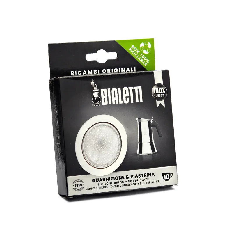 Uszczelka i sitko do kawiarek stalowych Bialetti New Venus 10 tz