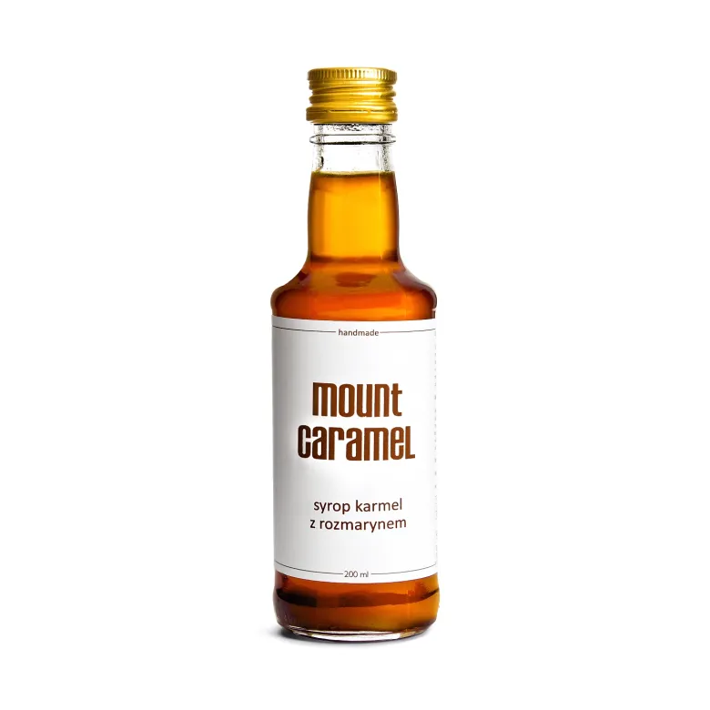 Mount Caramel Syrop karmel z rozmarynem 200ml - zdjęcie 1