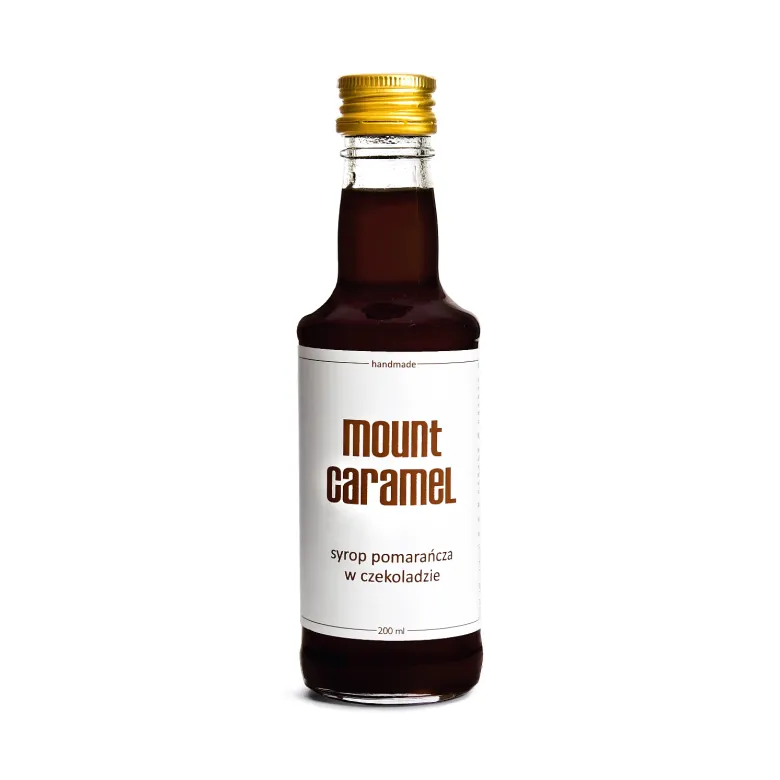 Mount Caramel Syrop pomarańczowo-czekoladowy 200ml - zdjęcie 1