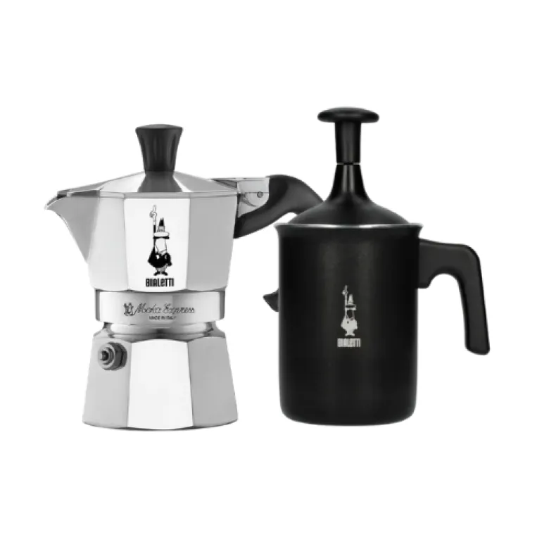 Zestaw Moka Express i spieniacz do mleka Tuttocrema - zdjęcie 1