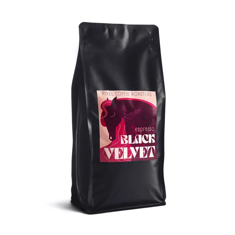 PIXEL Black Velvet kawa ziarnista waga 1 kg