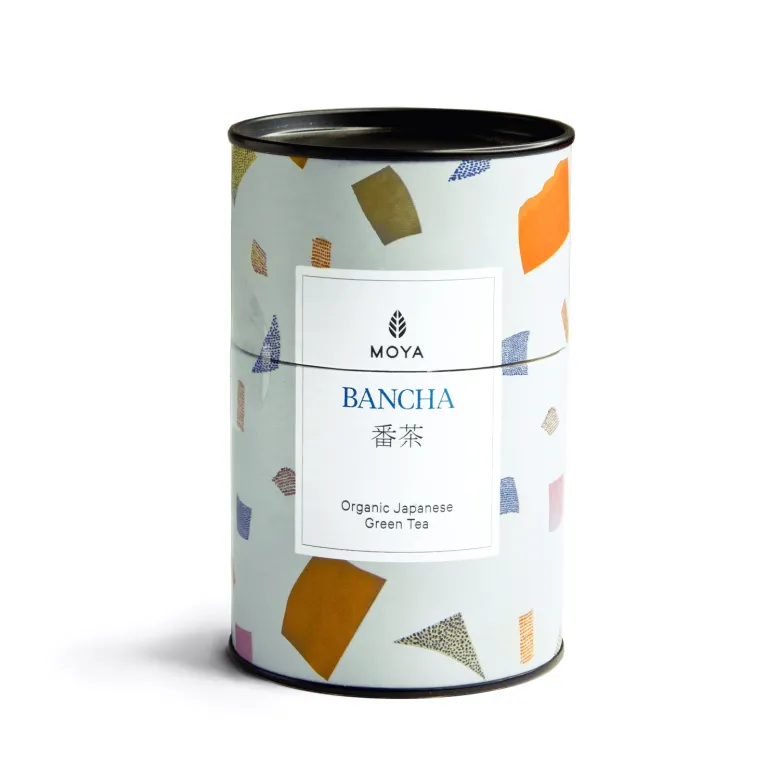 Moya Bancha organiczna japońska zielona herbata waga 60 g