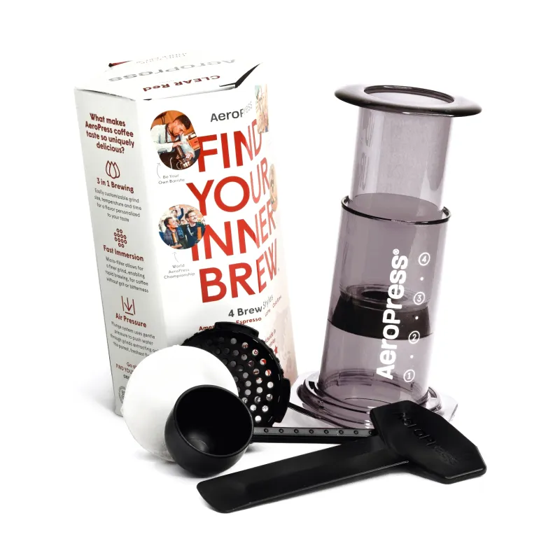 AeroPress Clear zaparzacz do kawy czarny