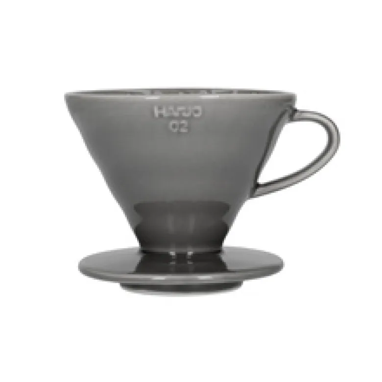 Hario dripper V60 ceramiczny kolor szary rozmiar V02 - zdjęcie 1