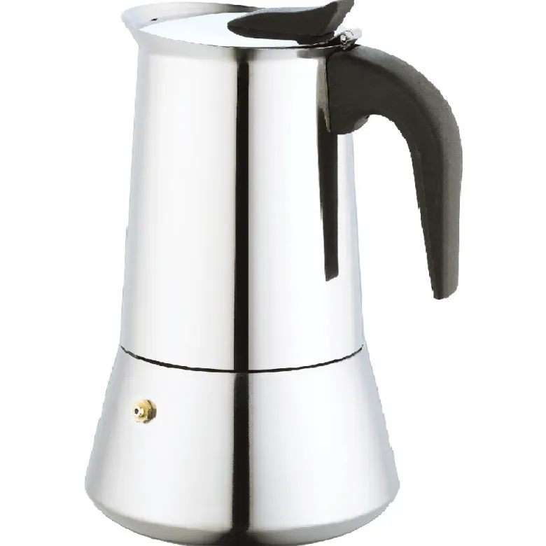 Kinghoff kawiarka stalowa na indukcję pojemność 9 tz / 450 ml kolor srebrna