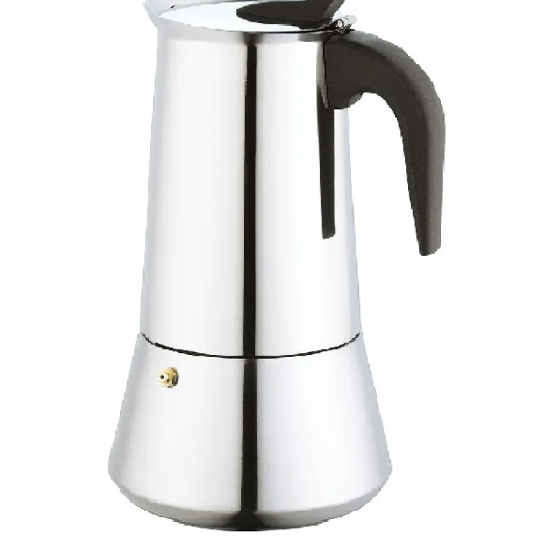 Kinghoff kawiarka stalowa na indukcję pojemność 12 tz / 600 ml kolor srebrna