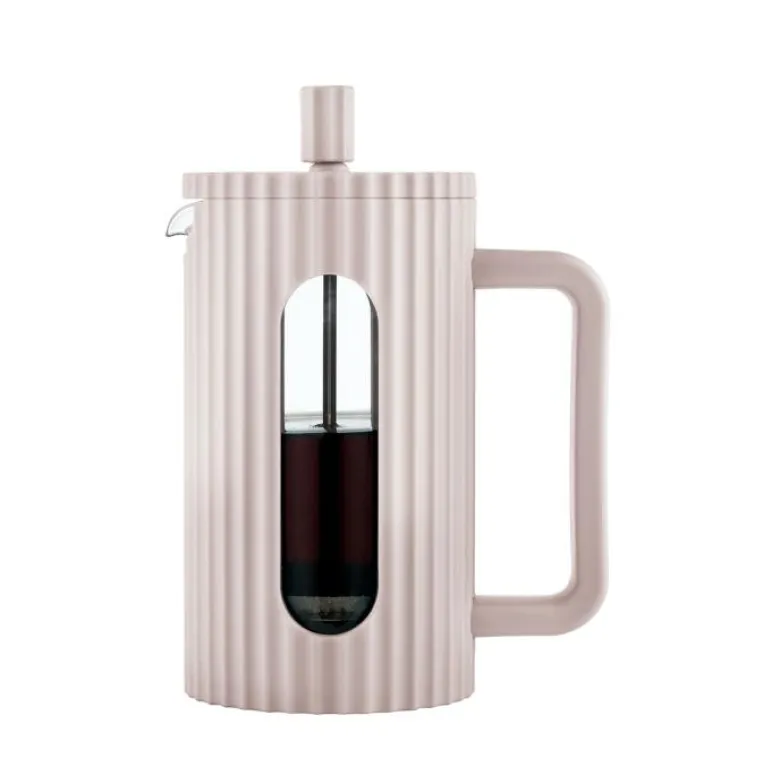 Klausberg French press zaparzacz do kawy i herbaty pojemność 600ml kolor beżowy - zdjęcie 1